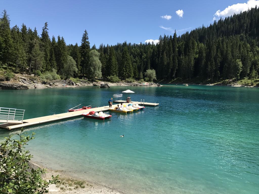 Ferienwohnung Laax Mit Traumblick, Grossem Balkon Und Terrasse Exterior foto